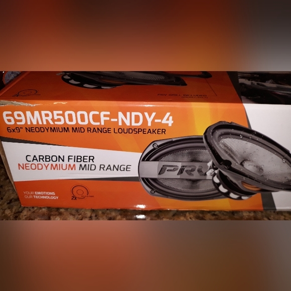 PRV Audio Set 6 x 9" Mid Range Loudspeakers Water Resistant Pair 69MR500 - Picture 10 of 11